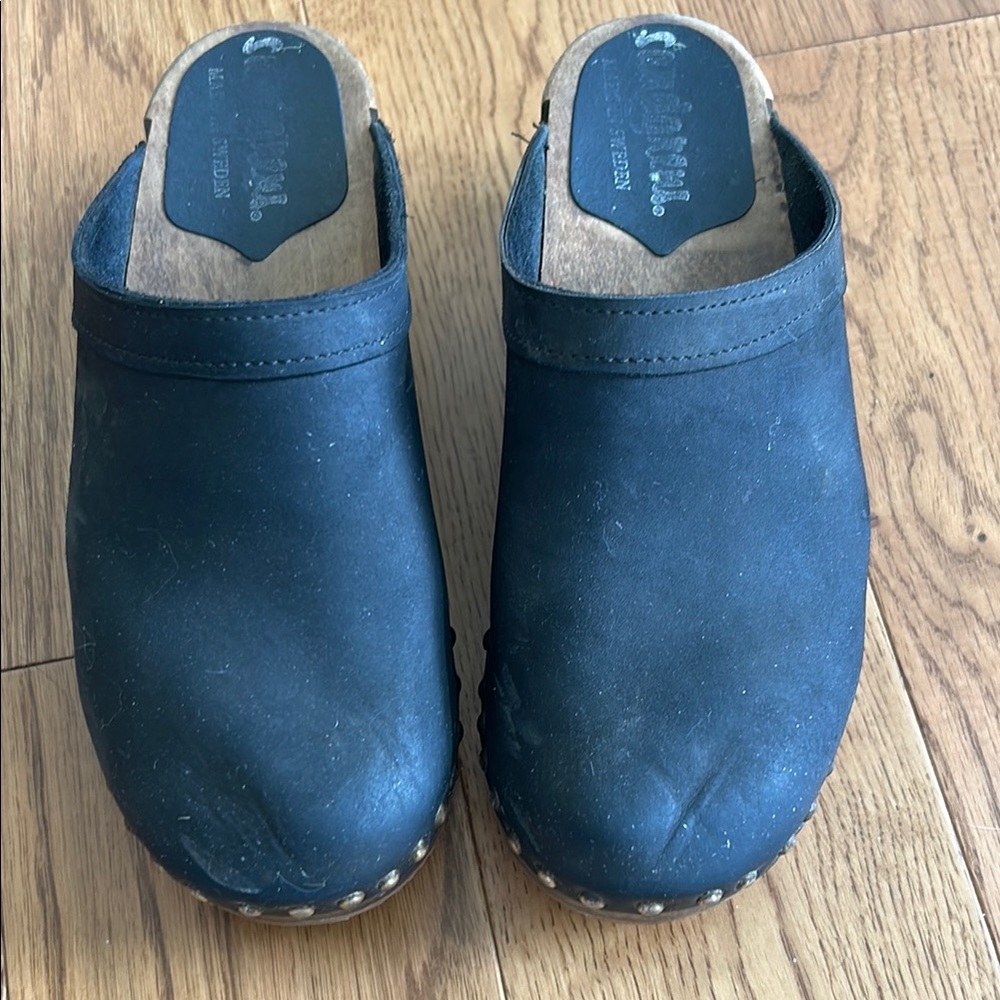 Black size 39 Sandgrens Made in Sweden Black Clogs
